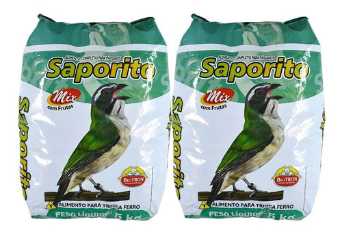Kit 2 Biotron Saporito Mix - 5kg - Trinca Ferro Pixarro