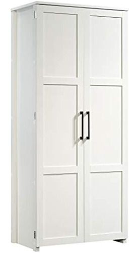 Sauder Homeplus Storage Cabinet, White Finish