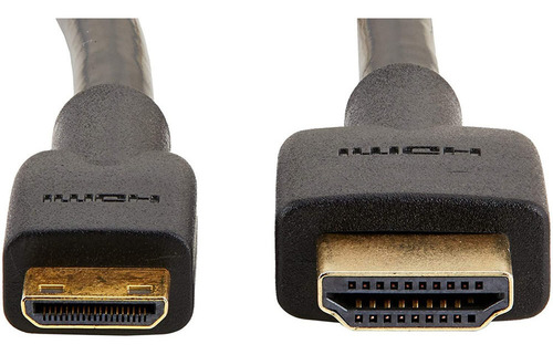 Imagen 1 de 11 de Mini Hdmi A Hdmi Cable 3d 4k Hd 2 Metros 19+1 N¿cleo De Cob