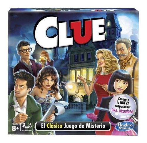Clue Game De Hasbro En Español El Juego Del Misterio A5826