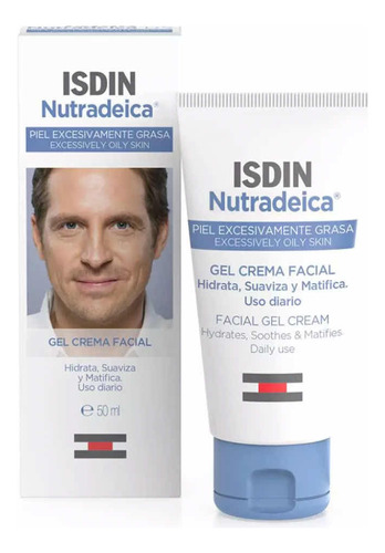 Nutradeica Ds Isdin Gel-crema Facial Para Piel Grasa 50 Ml