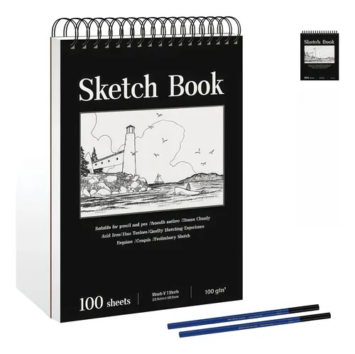 A4+ Sketch And Drawing Notebook 200 Páginas Mgbhxdfgua6