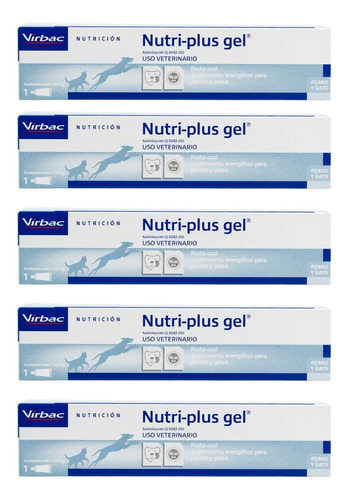 Nutri Plus Gel Tubo 120.5 G  * * * * 5 P I E Z A S * * * * *