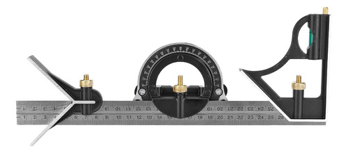 Regla De Ángulo Escuadra Combinada Recto Medidor 300 Mm