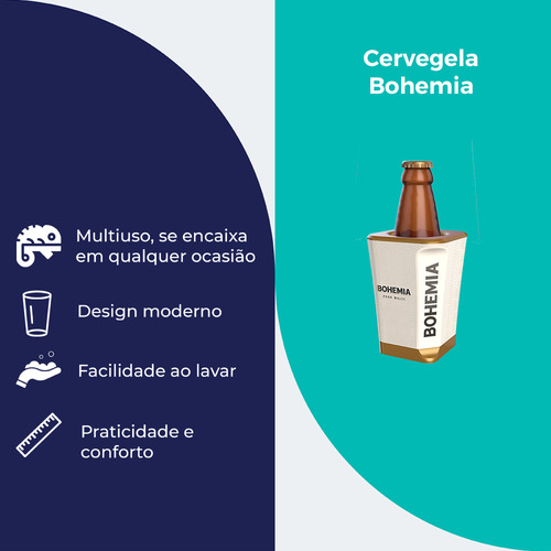 Cervegela Bohemia 600ml - Ruvolo Colorado Pilsen