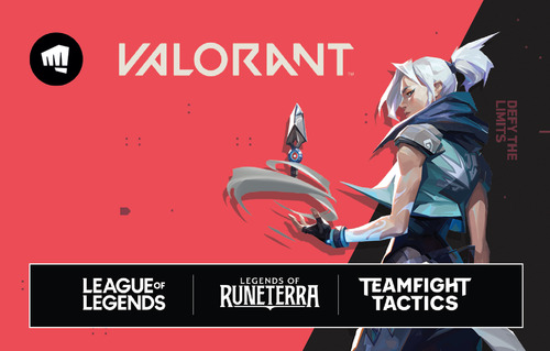 Valorant Points Gift Card Digital Pc De 5 A 100 Dólares