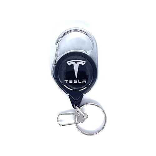 Accesorio Tesla Model S 3 X Y Spacex Badge Reel, Titula...