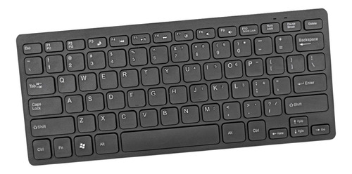 Teclado Com Fio Tecla Silenciosa Presentes Ideais, Preto