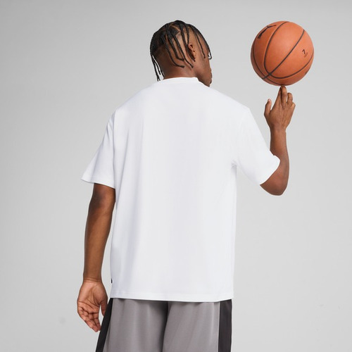 Remera Para Hombre Posterize Tee E Color Blanco Puma