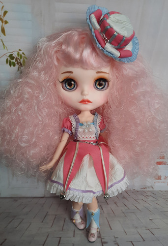 Muñeca Blythe Tbl Nueva 4 Colores Ojos Cristal Videri #001