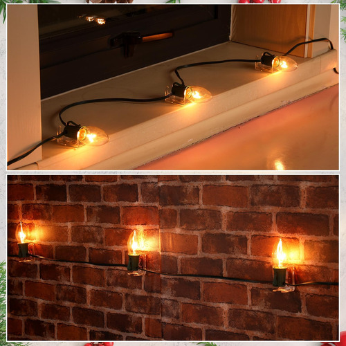 Vihose 100 Pcs Clips De Luz De Navidad Complejo Combo C Clip