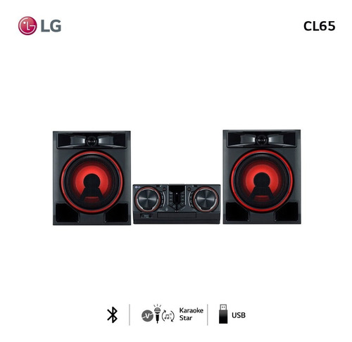 Minicomponente LG Xboom Cl65 Color Negro
