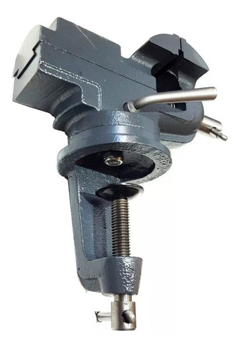 Imagen 3 de 3 de Morsa P/ Fijar Giratoria Con Yunque 63mm Crossmaster 9937302