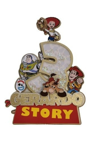 Cake Topper Toy Story (decoración Para Pasteles)