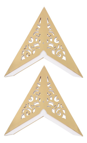 Lámpara Colgante Tipo Candelabro Con Forma De Estrella, 2 Un