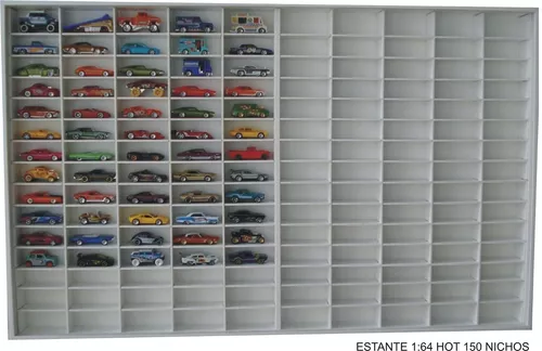 Estante Expositor Hot Wheels 150 Nichos Carrinhos Miniaturas