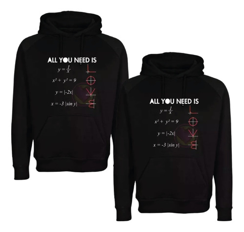 Sudaderas Para Parejas Novios Matematicas Maestros M18 2pzas