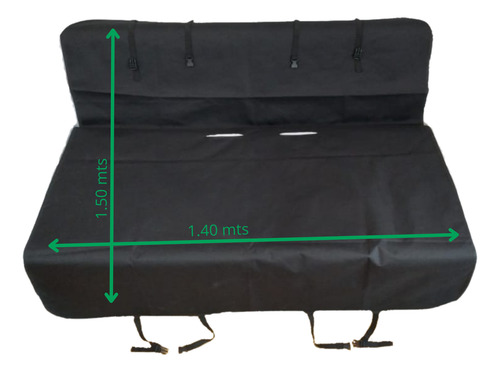 Funda P/autos Mascotas - Con Cierre Divisor + Cinturón Seg.!