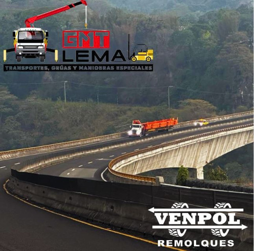 Lowboy Cuello Desmontable Venpol 60tons Cama 8m De 3 Ejes