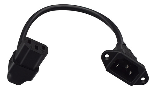 2 C14 A C13 Cable De Alimentación Cable De 30 Centimetros