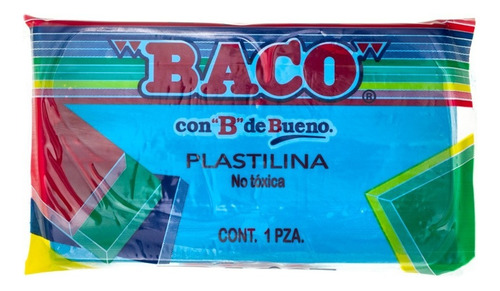 Plastilina Baco Marqueta 180gr Azul Claro No.57 Pl009 /vc