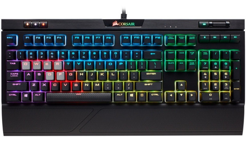 Imagen 3 de 6 de Teclado Gamer Corsair Strafe Rgb Cherry Mx Red Ch-9104110-sp