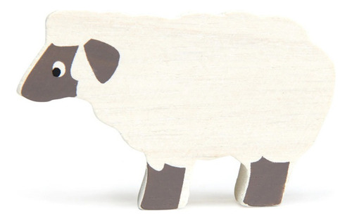 Figura Oveja Granja Tender Leaf Toys Niños Juguete Madera Tx