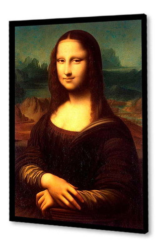 Imagem 3 de 6 de Monalisa Clássica Quadro Unitário