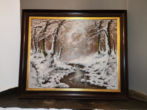 Pintura - Óleo Sobre Tela - De Josef Dandé (Usado)