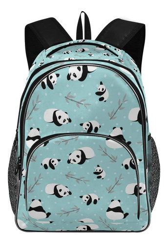 Mochila Escolar Orezi Impermeable Diseno De Panda