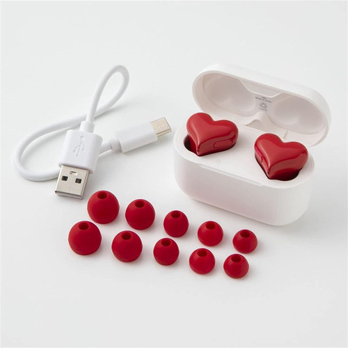 . Auriculares Bluetooth Inalámbricos En Forma De Corazón
