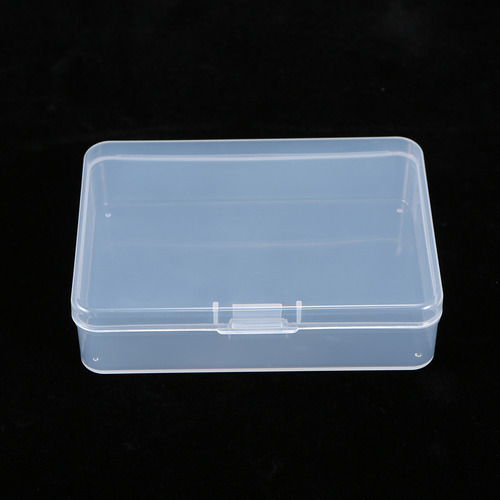Caja De Almacenamiento Portátil Rectangular De Plástico Tran