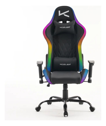 Silla Gamer Con Luces Led Ergonómico Reclinable Kuzler