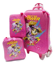 Comprar Kit Escolar (3 En 1) Para Niña Paw Patrol Mochila Con Ruedas