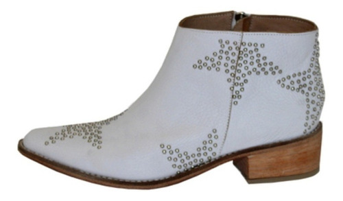 Botas Texanas 100% Cuero Crudo Mujer Moda Invierno Viru