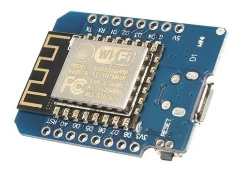 Imagen 1 de 2 de Mini Nodemcu D1 Wifi Esp8266 Esp12f 4mb Uart  - Unoelectro