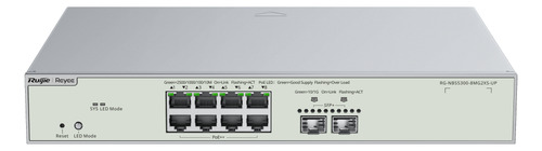 Switch Poe++ Gerenciavel Rg-nbs5300-8mg2xs-up 8p 2sfp Ruijie