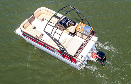 Lancha Fluvimar Pontoon F Boat 7500 Somente O Casco