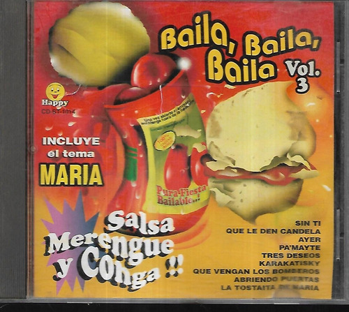 Blancarena Album Baila Baila Baila Vol.3 Salsa Conga Happy 