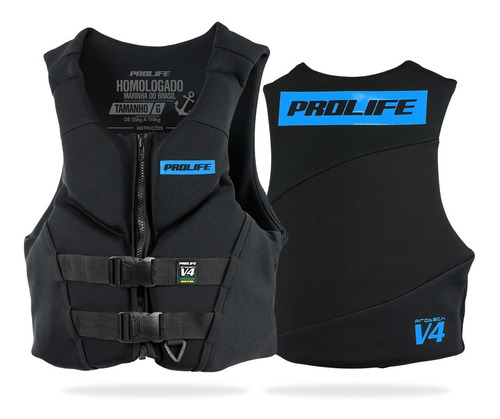 Colete Salva Vidas Jet Ski Neoprene Homologado V4 Prolife