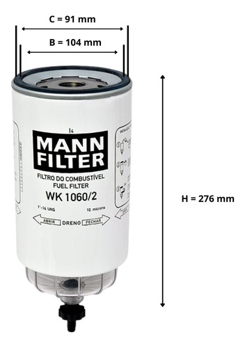 Filtro De Combustível R 420 2 04001579