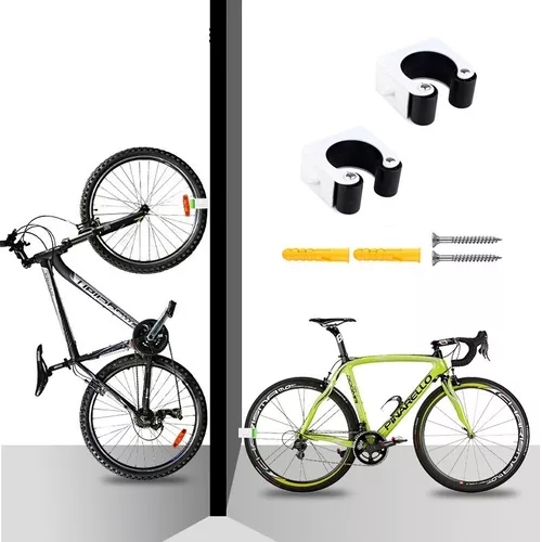 Soporte Gancho Pared X2 Para Colgar Bicicletas Vertical