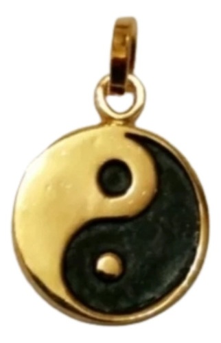 Dije De Yin Y Yang De Chapa De Oro - Regula Energia