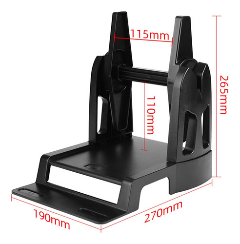 Portaetiquetas Térmicas, Soporte Para Etiquetas De Negro