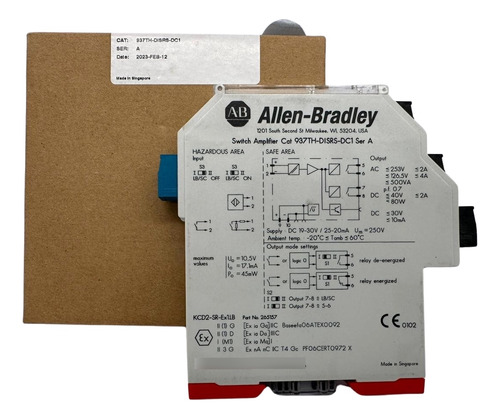 937th-disrs-dc1 Barrera Intrínsecamente Segura Allen Bradley