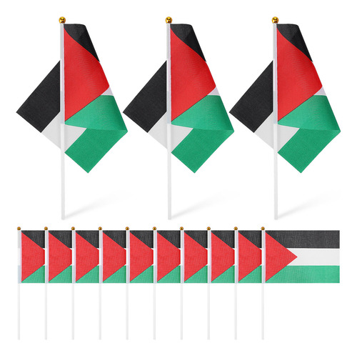 50 Unidades De Banderas De Mano De Palestina Para Palestina