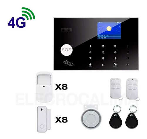 Sistema De Alarma Wifi Y Gsm Inalambrica Para Casa O Negocio