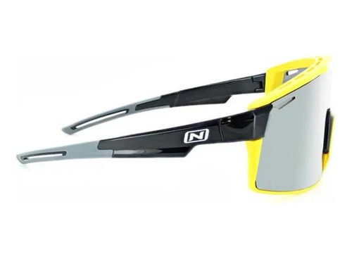 Gafas Ciclismo Opticnerve Fixie Max Black/yellow Lens Silver