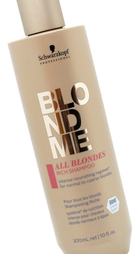 Schwarzkopf Blondme All Blondes Rich Shampoo Rubios 300ml