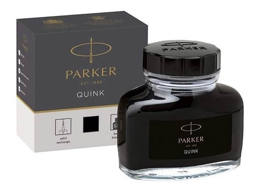 Parker Tinta Negra Pluma Fuente Permanente 57 Ml